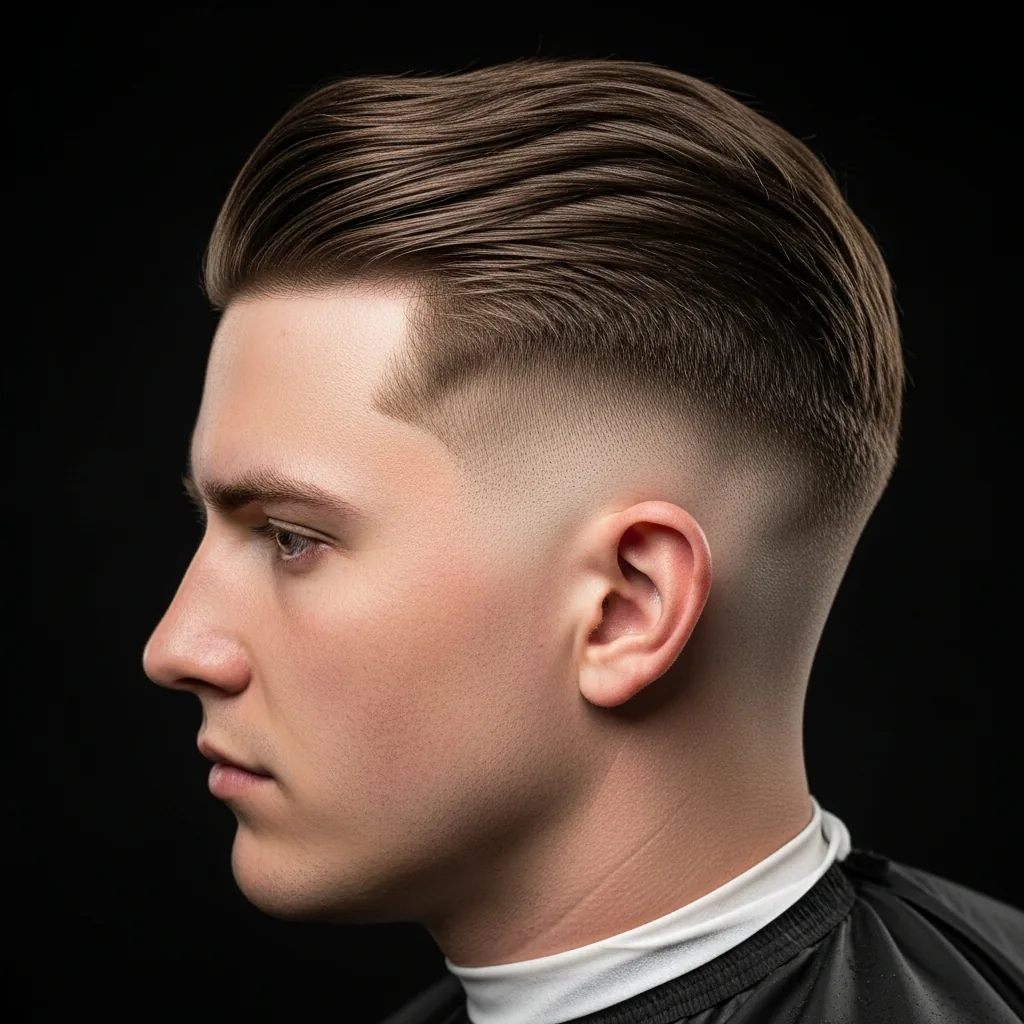Men's fade haircut by Shy's Barbershop in Sparks, NV