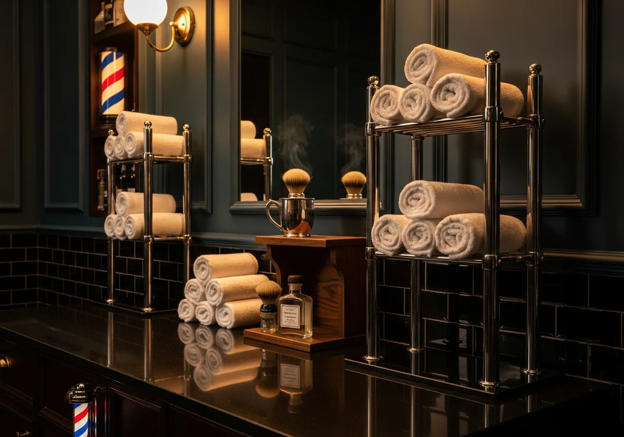 Interior of Shy's Barbershop in Sparks, NV